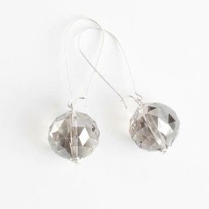 Plunder Clear Rose Earrings